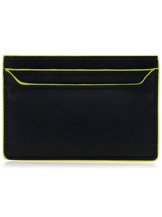 Debossed Logo Card Holder Black - MSGM - BALAAN 4