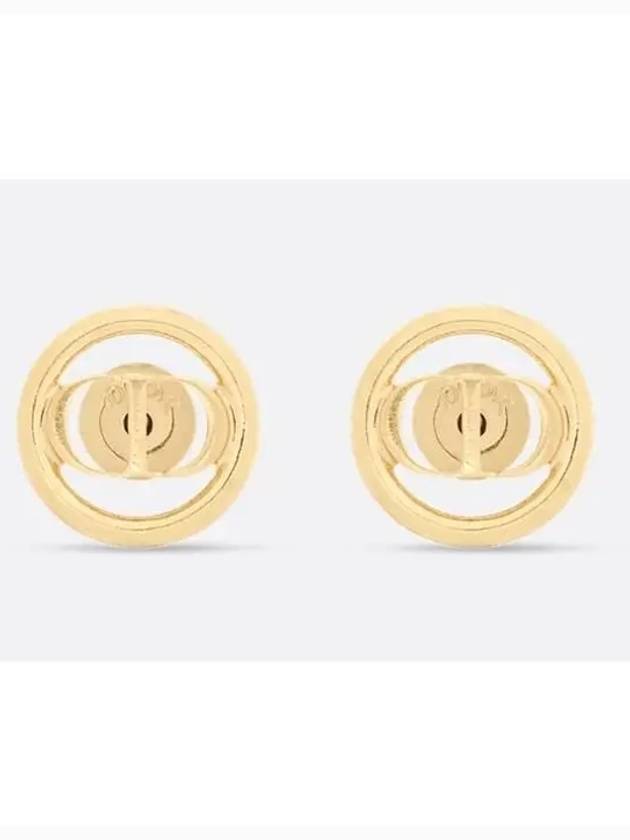 30 Montaigne Stud Earrings Gold - DIOR - BALAAN 2