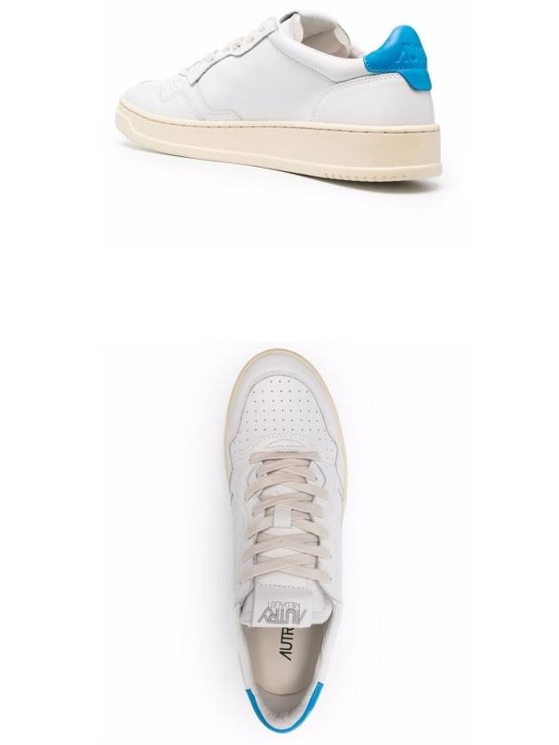 Men's Medalist Leather Low Top Sneakers White - AUTRY - BALAAN 6