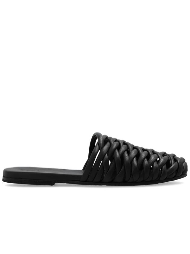 Marsell ‘Steccoblocco’ Woven Slides, Women's, Black - MARSELL - BALAAN 1