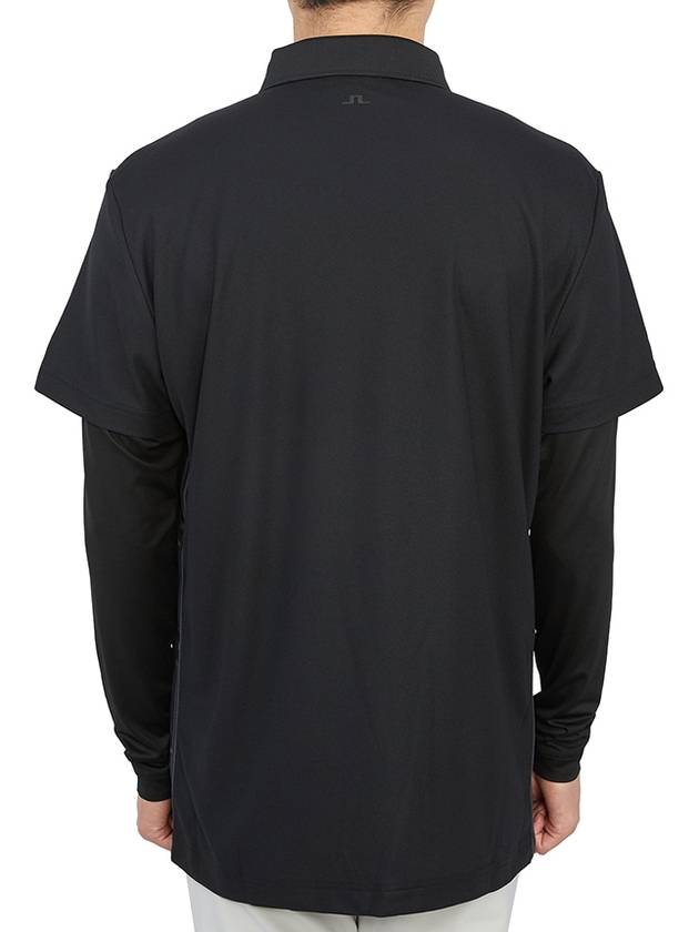 Liam Regular Fit Long Sleeve PK Shirt Black - J.LINDEBERG - BALAAN 5