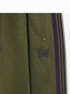 Poly Smooth Narrow Track Pants Olive - NEEDLES - BALAAN 4