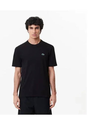 Men s Basic Training T Shirt Black - LACOSTE - BALAAN 1