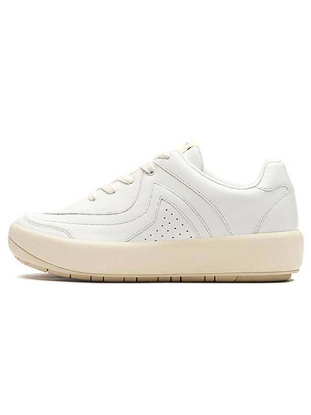 Doong Doong Leather Low Top Sneakers White - MAU - BALAAN 3