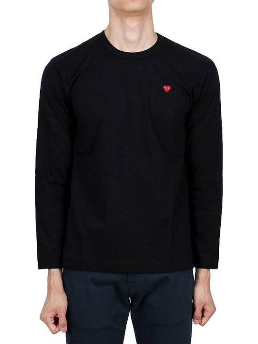 Mini Heart Wappen Long Sleeve P1T308 AZ T308 051 1 - COMME DES GARCONS - BALAAN 2