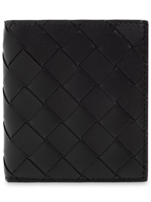 Intrecciato Slim Half Wallet Black - BOTTEGA VENETA - BALAAN 2