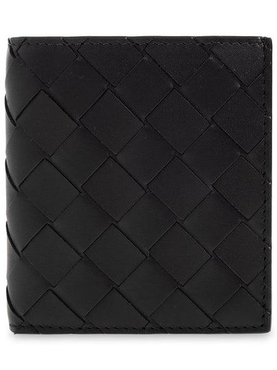 Intrecciato Slim Half Wallet Black - BOTTEGA VENETA - BALAAN 2