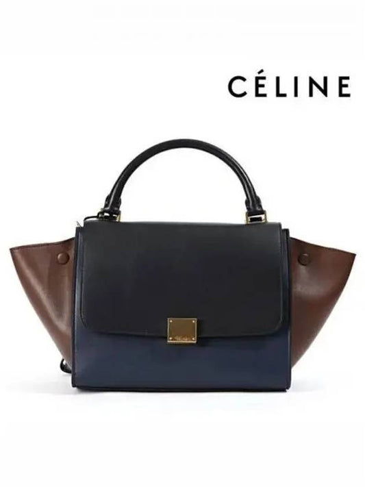 Trapeze Small Gold Plated 17468 3ZTC 38NO 270800 - CELINE - BALAAN 1