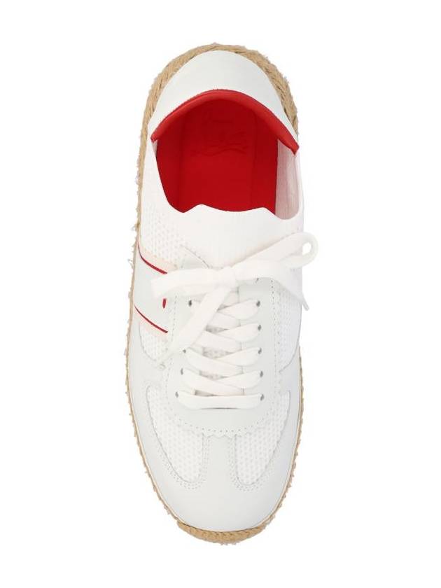 round toe lace-up sneakers 1240597_WH01 - CHRISTIAN LOUBOUTIN - BALAAN 5