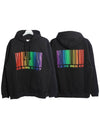 Rainbow Big Barcode Print Hoodie Black - VETEMENTS - BALAAN 2