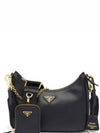 Re-Edition 2005 Saffiano Leather Shoulder Bag Black - PRADA - BALAAN 2