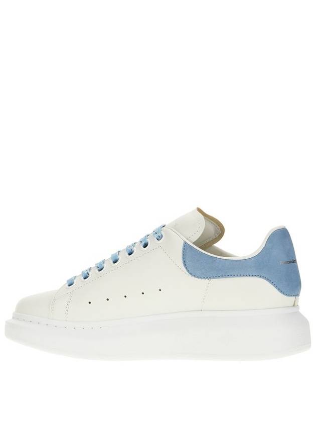 Oversized Low-Top Sneakers Blue White - ALEXANDER MCQUEEN - BALAAN 4