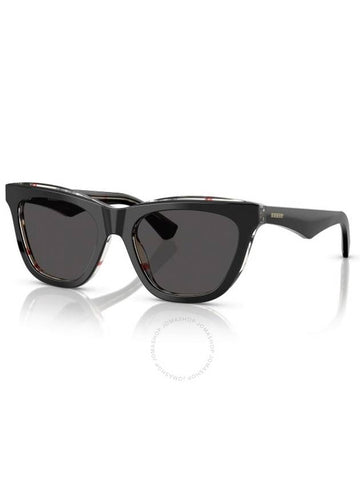 Burberry Dark Grey Cat Eye Ladies Sunglasses BE4435 412187 53 - BURBERRY - BALAAN 1