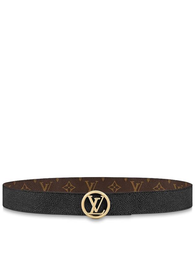 LV Circle 35mm Reversible Belt Brown - LOUIS VUITTON - BALAAN 1