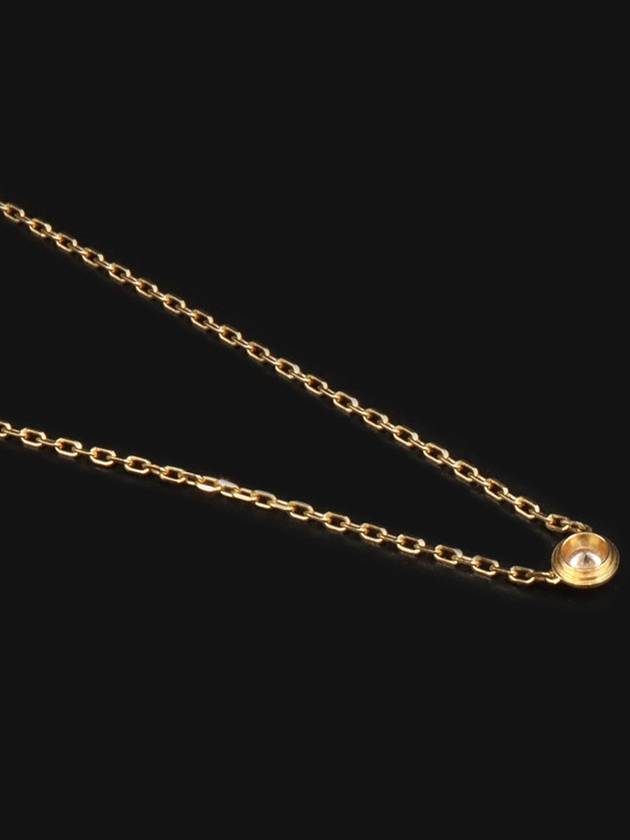 18K Yellow Gold 1P Diamond Damour XS Necklace - CARTIER - BALAAN 4