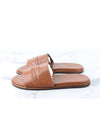 Pacific leather sandal slippers gold 40 5 255 - HERMES - BALAAN 5