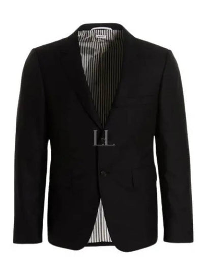 Men's Signature Classic Wool Suit Black - THOM BROWNE - BALAAN 2