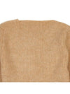 La Maille Pau Asymmetric Cardigan Beige - JACQUEMUS - BALAAN 7