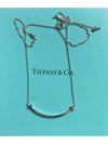 T Smile Necklace Small 18K Gold Proposal Necklace White Gold Color 35189459 - TIFFANY & CO. - BALAAN 3