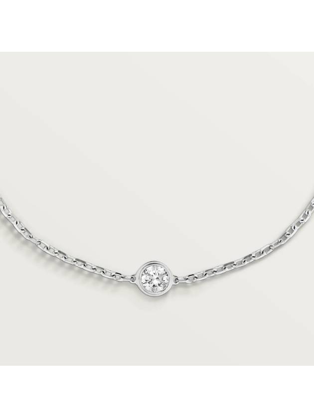 Women's Bracelet Damour Bracelet SMALL Small Model White Gold Diamond - CARTIER - BALAAN 2