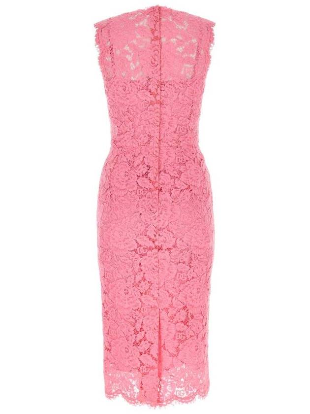 Midi Dress F6H0ZTFLRE1 F0758 PINK - DOLCE&GABBANA - BALAAN 3