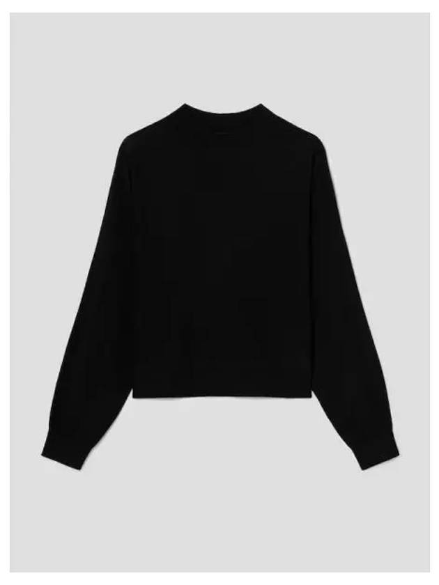 Women s Wool Mock Neck Long Sleeve T Shirt Pullover Black Domestic Product GM0023112008760 - THEORY - BALAAN 1