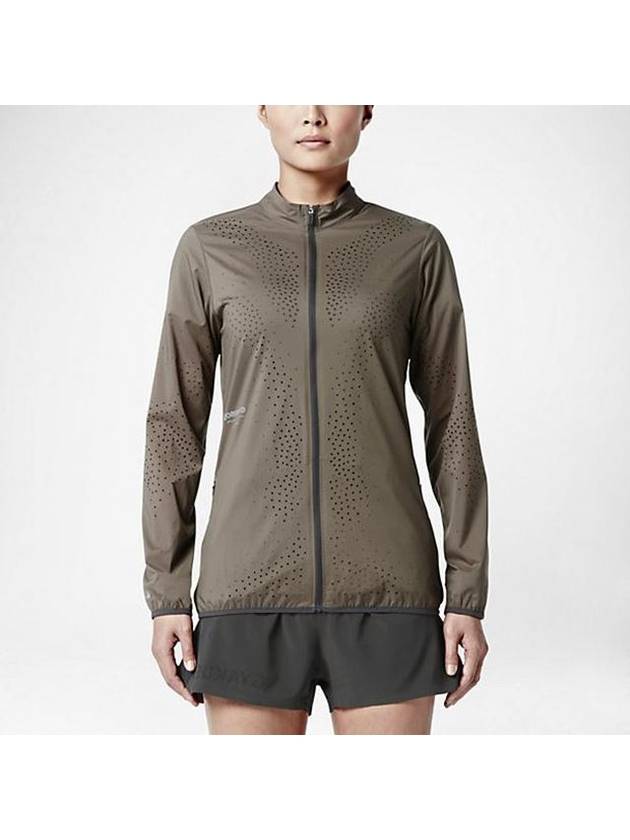 Gyakusou Light Breath Running Zip-Up Jacket Olive - NIKE - BALAAN 2