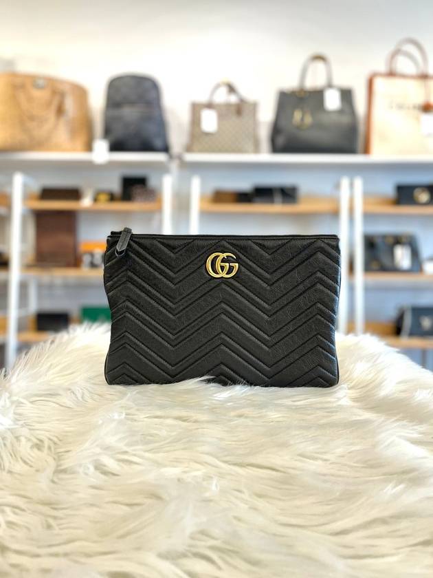 Women s GG Marmont Clutch Black Condition A - GUCCI - BALAAN 2