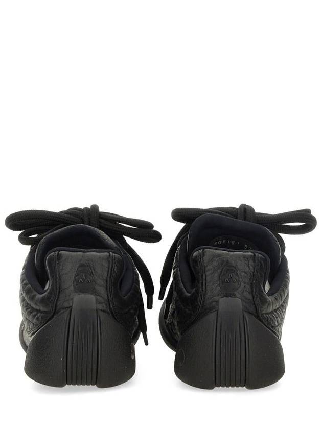 Flexion Lace-Up Low Top Sneakers Black - ALEXANDER MCQUEEN - BALAAN 3