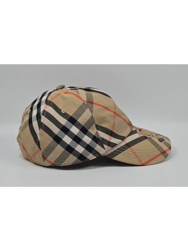 Vintage Check Knight Logo Ball Cap M - BURBERRY - BALAAN 4