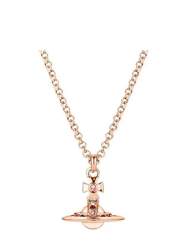 Petite ORB Necklace Pink Gold - VIVIENNE WESTWOOD - BALAAN 4