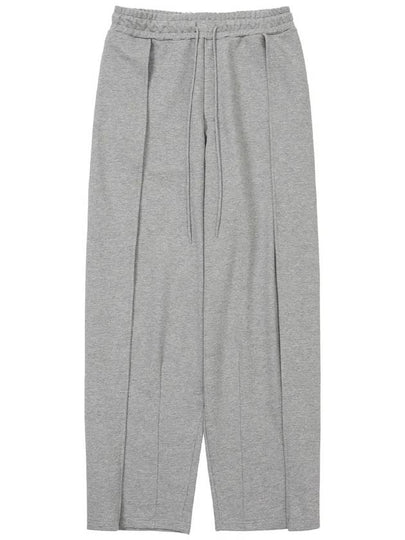 one tuck track pants melange gray - AJOBYAJO - BALAAN 2