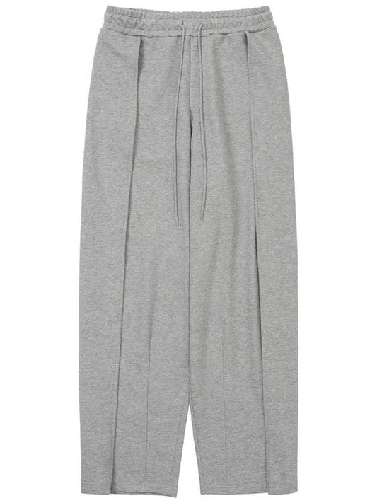 one tuck track pants melange gray - AJOBYAJO - BALAAN 2