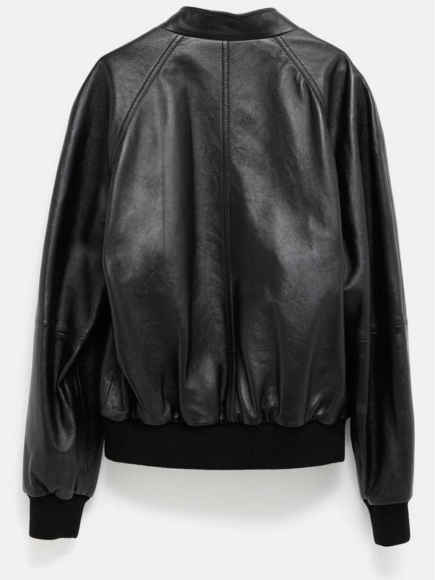 Zipped Soft Lambskin Blouson Jacket Black - CELINE - BALAAN 3