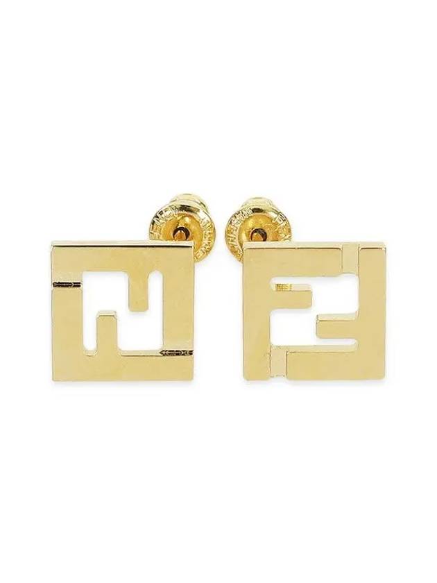 Forever Metal Earrings Gold - FENDI - BALAAN 2