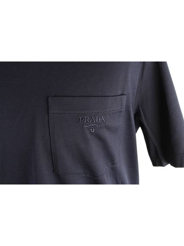 Pocket embroidery short sleeve t shirt L - PRADA - BALAAN 3