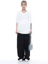 Women s RSVHK WH Reglan Slit V neck Half Knit White - CHANCE'S NOI - BALAAN 5