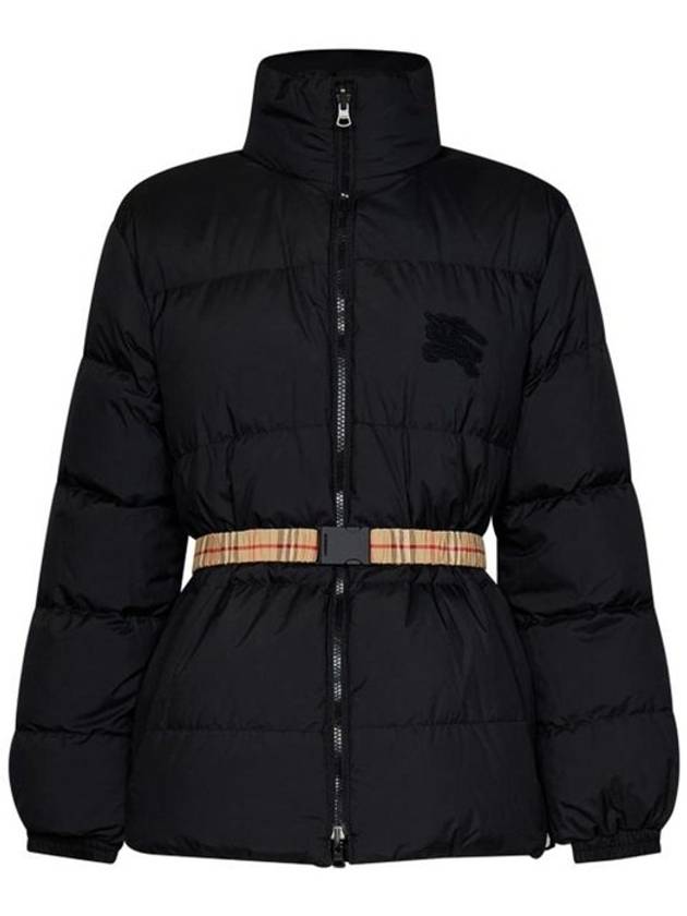 Check Reversible Down Padding Beige Black - BURBERRY - BALAAN 7