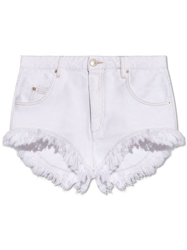 Isabel Marant ‘Eneidao’ Denim Shorts, Women's, White - ISABEL MARANT - BALAAN 1