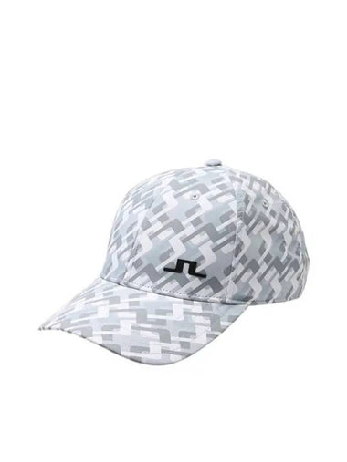 Men's Golf Jim Print Ball Cap Grey - J.LINDEBERG - BALAAN 1