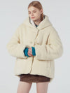 Teddy Wrapping Puffer Jacket Ivory - REAL ME ANOTHER ME - BALAAN 3