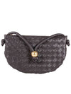 Turn Intrecciato Leather Pouch Tote Bag Potion - BOTTEGA VENETA - BALAAN 3