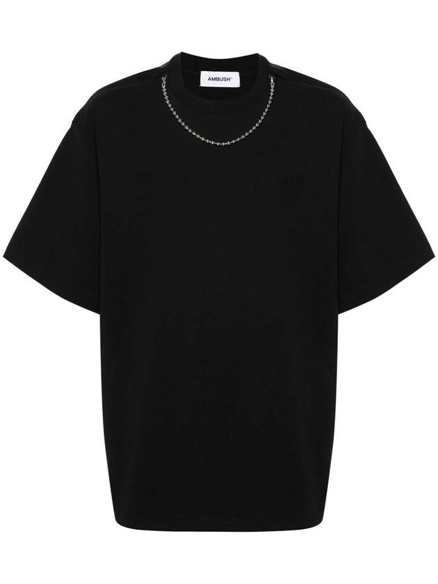 Short Sleeve T-Shirt BMAA001S24JER00110101010 Black - AMBUSH - BALAAN 2