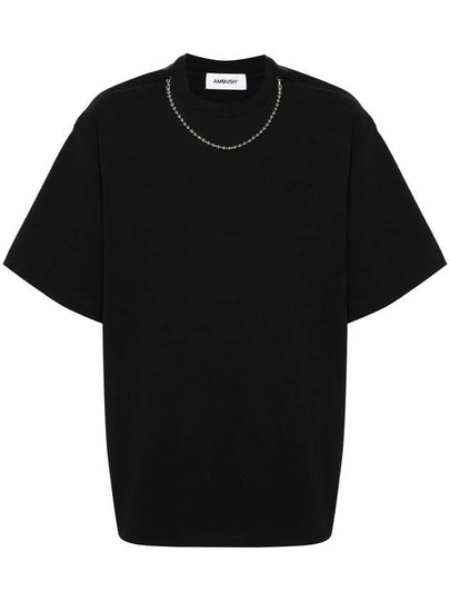 Short Sleeve T-Shirt BMAA001S24JER00110101010 Black - AMBUSH - BALAAN 2