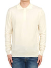 Men's Collar Knit Top Ivory - RVR LARDINI - BALAAN 2