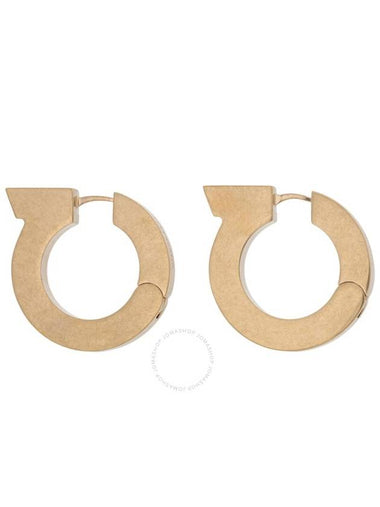 Ferragamo Gancini Logo-Engraved Earrings - SALVATORE FERRAGAMO - BALAAN 1