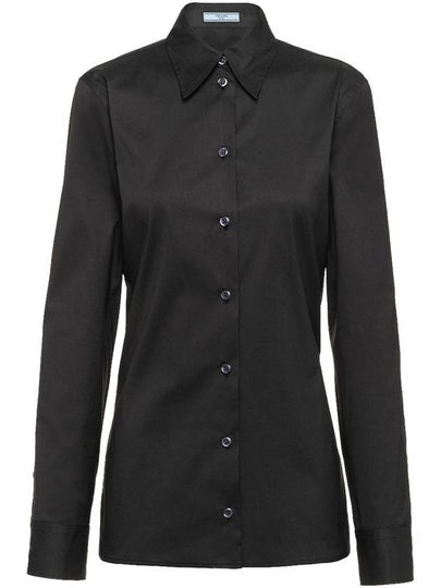 Women's Long sleeved Button up Shirt - PRADA - BALAAN 2