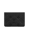 Monogram Empreinte Card Wallet Black - LOUIS VUITTON - BALAAN 4