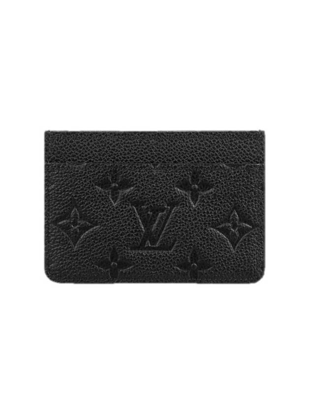 Monogram Empreinte Card Wallet Black - LOUIS VUITTON - BALAAN 4