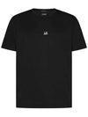 Logo Print Short Sleeve T-Shirt Black - CP COMPANY - BALAAN 2